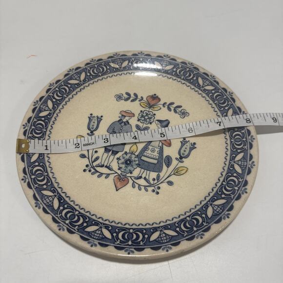 4 Johnson Brothers Staffordshire Hearts & Flowers Salad Plates Ironstone England - Picture 14 of 14